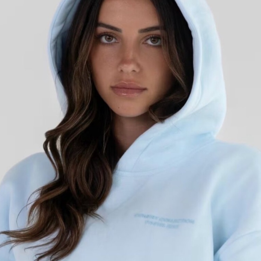 Sky Blue Women's Comfrt Hoodie L